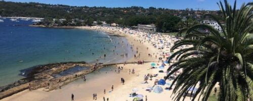 Balmoral Beach busy